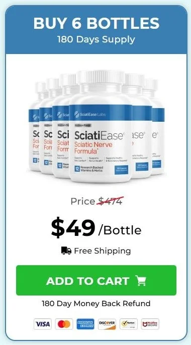 SciatiEase – 6 Bottles Package