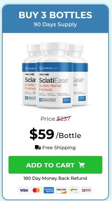 SciatiEase – 3 Bottles Package